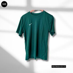 Nike Dri-FIT T-Shirt | Medium | Forest Green Athletic Top